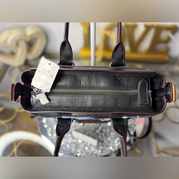 Coach 2016 Swagger 27 in Canyon Quilt Denim Satchel NWT - Picture 8 of 17